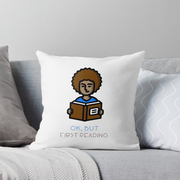 Item preview, OK, BUT FIRST READING designed and sold by RufusTangen.