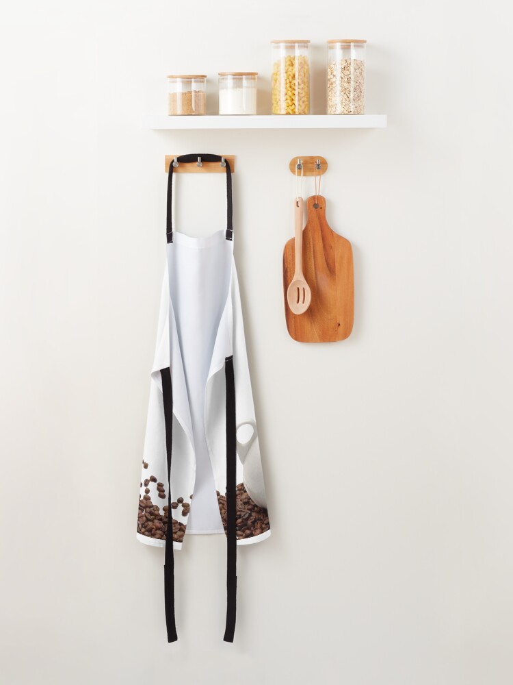 Thumbnail 2 of 6, Apron, Mmmm Coffee designed and sold by audio-sync.