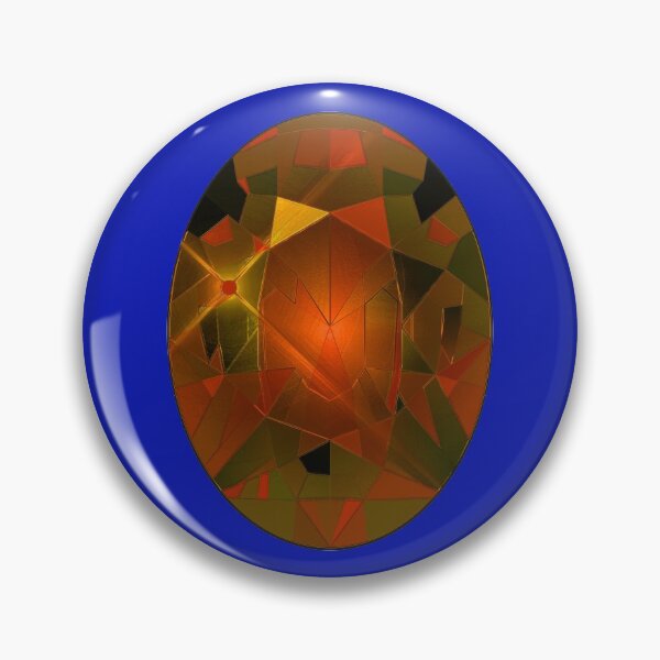Item preview, Orange Oval Shape Gemstone designed and sold by TopPopClothing.