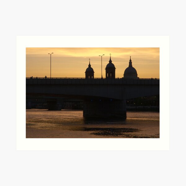 dettman,robert,robert dettman,St Pauls Cathedral, London Art Print