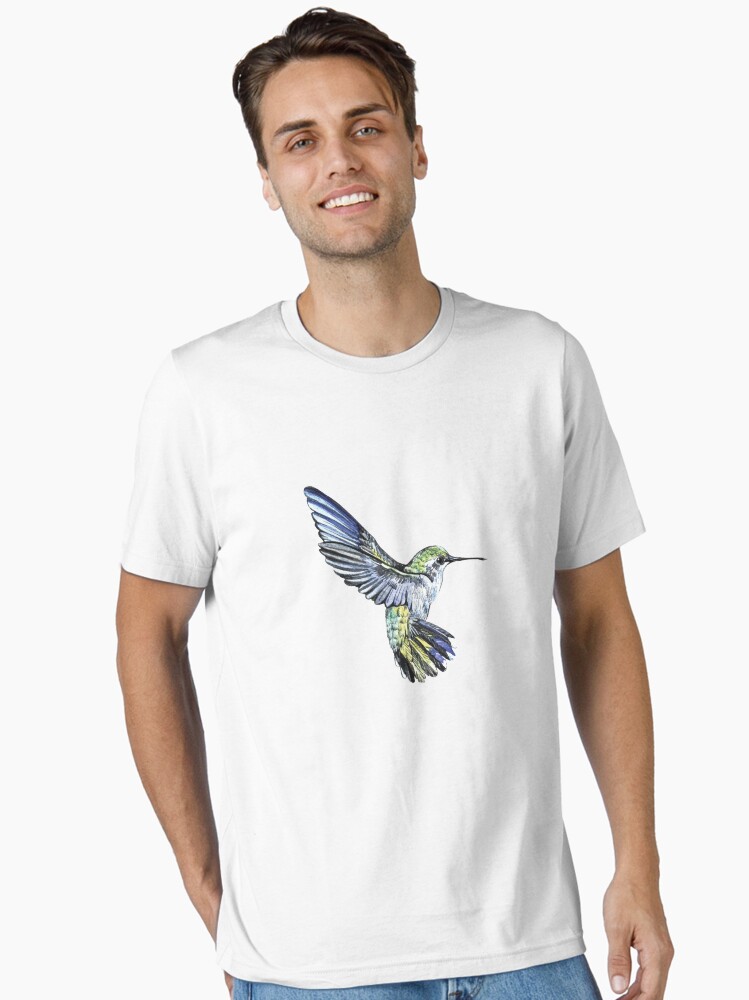 Thumbnail 1 of 7, Essential T-Shirt, Hummingbird designed and sold by Anutina.