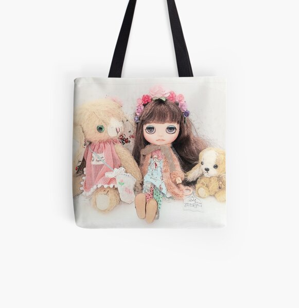 Jenny Bear and Belle All Over Print Tote Bag