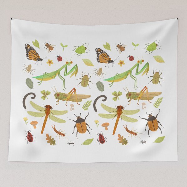 Item preview, garden insects designed and sold by Marina De los Ángeles.