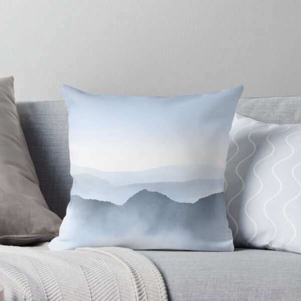 Item preview, Watercolor Mountain Pillows designed and sold by della95.