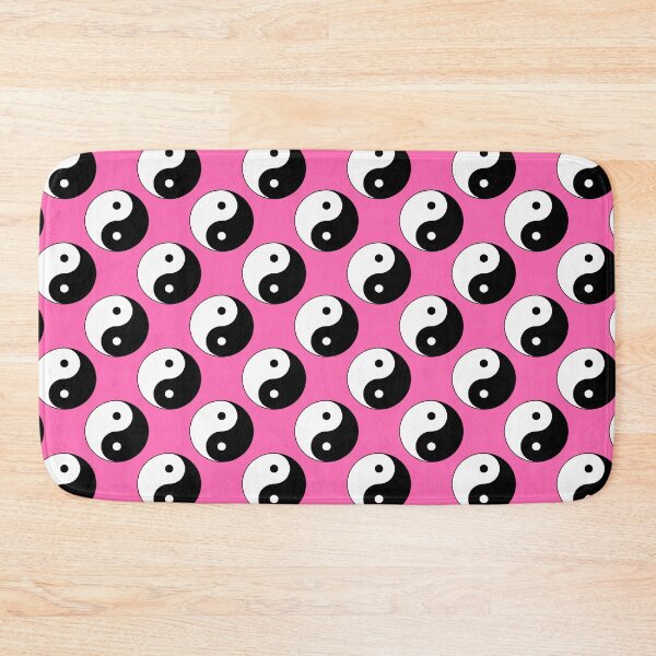 Item preview, Yin And Yang Repeating Pattern (Hot Pink Background) designed and sold by Pendy777.