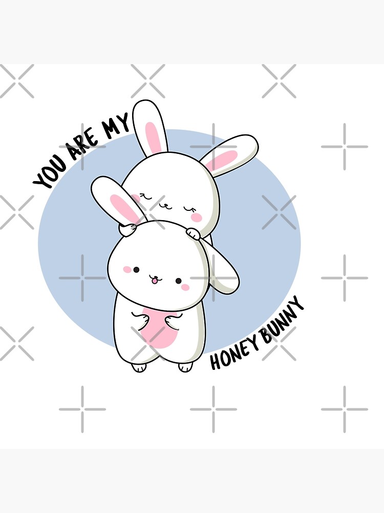 Tarjetas de felicitación «Dibujos animados de conejos kawaii. Linda liebre  para hiney bunny» de GennyBunny | Redbubble