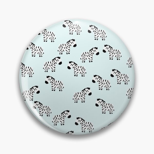 Item preview, Cute Zebra Print on Blue Background designed and sold by kapotka.