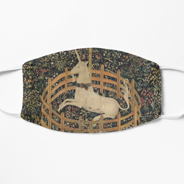 The Unicorn in Captivity Flat Mask