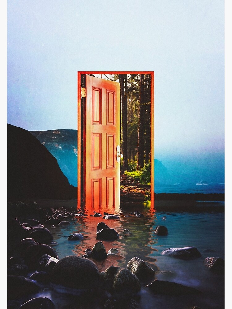 "Some Doors Lead To Nowhere" Art Print by seamless Redbubble