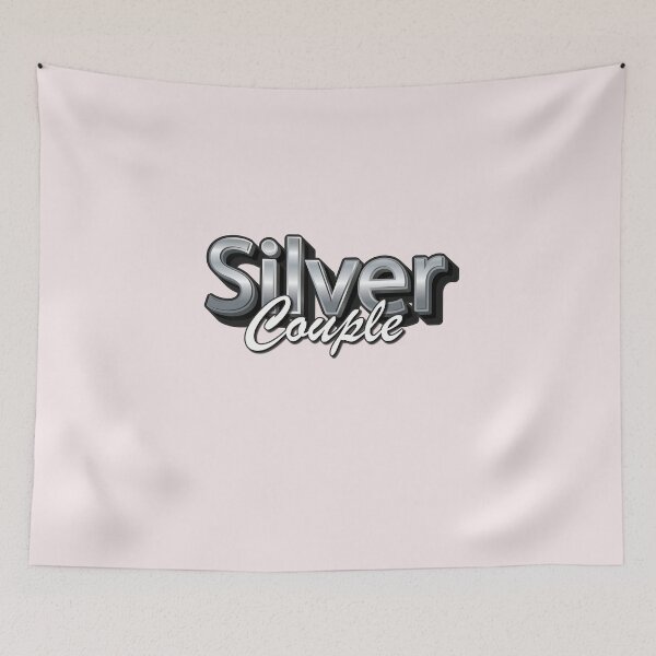 Item preview, Silver couple designed and sold by Cutebutfunny.