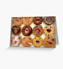 Freaking Donuts Greeting Card
