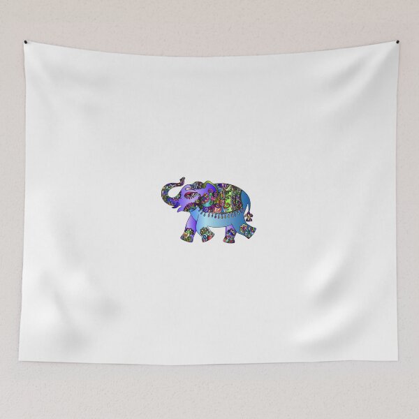 Item preview, Prismatic Playful Elephant designed and sold by greengoodnich.