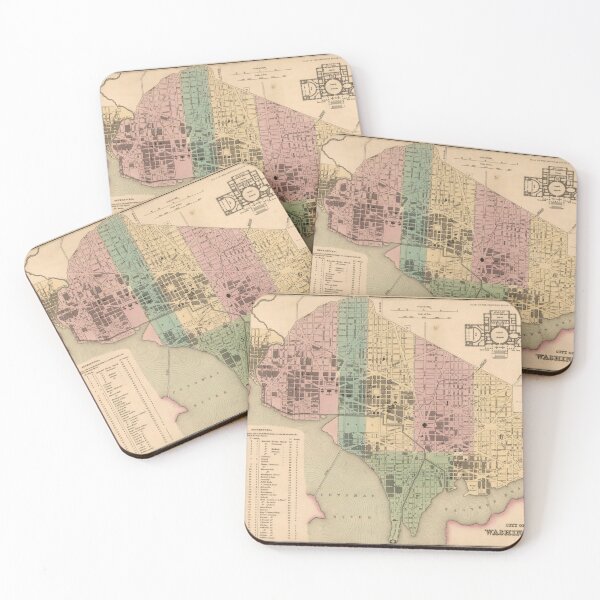 Item preview, Vintage Map of Washington DC (1836) designed and sold by BravuraMedia.
