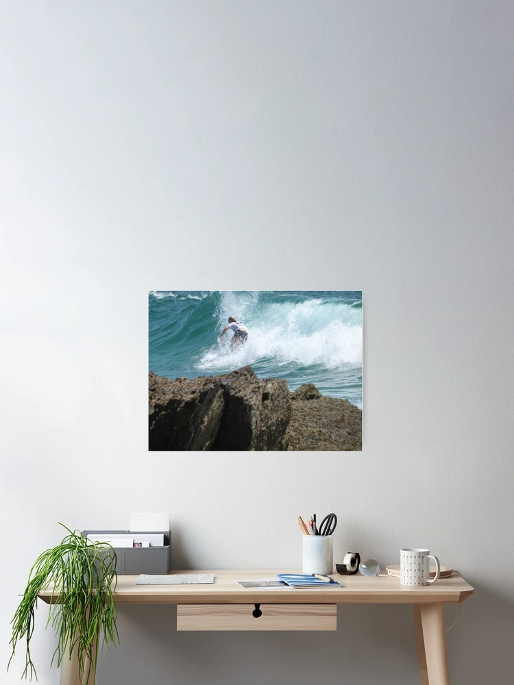 Thumbnail 2 von 3, Poster, Surfer Near Rocks designt und verkauft von FangFeatures.