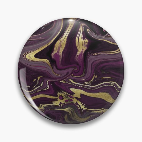 Item preview, Dark Faux Marbled Night Purple And Gold Texture designed and sold by MysticMarble.