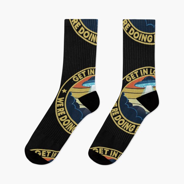 Item preview, get in loser we're doing butt stuff Alien ufo Funny Retro Vintage  designed and sold by BAISSANE.