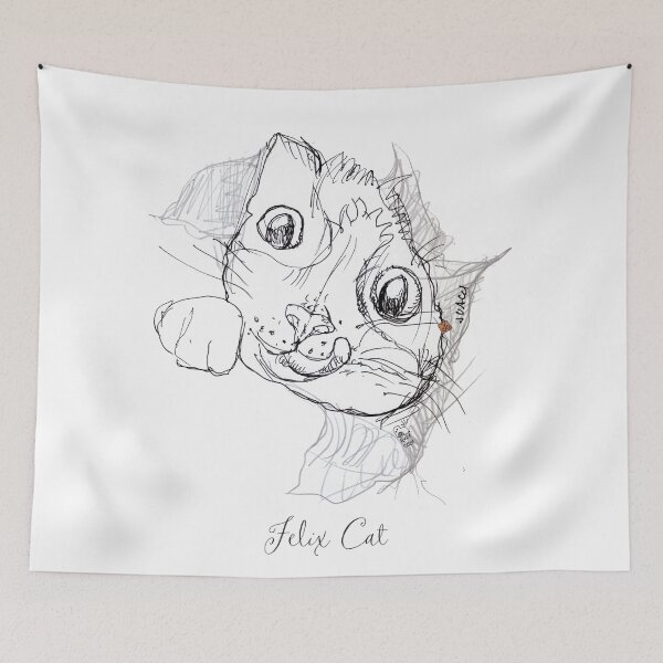 Item preview, Felix Cat (Drawing by ACCI) designed and sold by VanyssaGraphics.