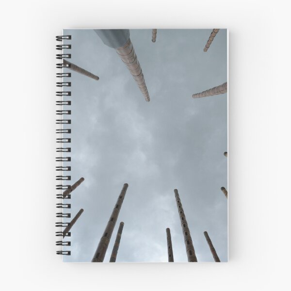 Item preview, Overcast cloudy sky through pillars designed and sold by GeorgeLemon.