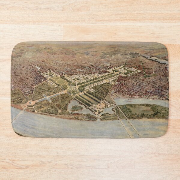 Item preview, Vintage Map of Washington DC (1915) designed and sold by BravuraMedia.