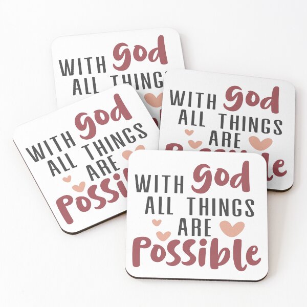 Item preview, With god all things are possible designed and sold by shirtart shop.