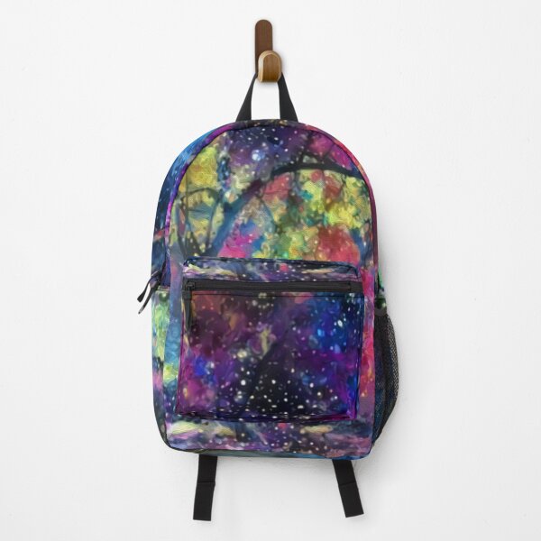 Item preview, Purple Blue Cosmic trees at the river bank. designed and sold by floraaplus.