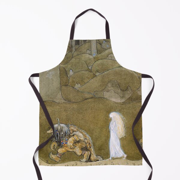 Item preview, Trolls and goblins with the fairy princess -  the magic key Vintage John Bauer fantasy artwork designed and sold by Vintage Designs +.