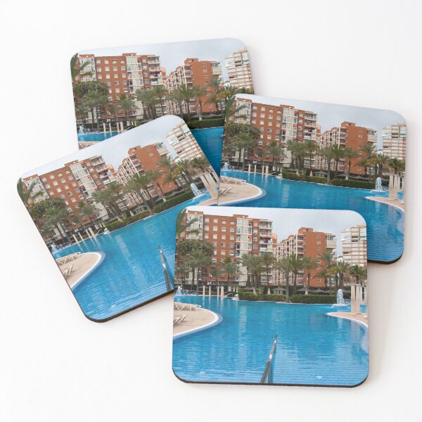Item preview, Solana Hotel Swimming Pool Benidorm Spain designed and sold by AndyEvansPhotos.