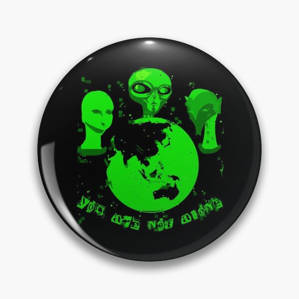 Item preview, Alien UFO Sci-Fi You are not alone designed and sold by the-nic-001.