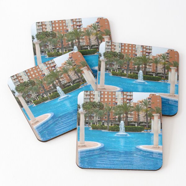 Item preview, Solana Hotel Swimming Pool Benidorm Spain designed and sold by AndyEvansPhotos.