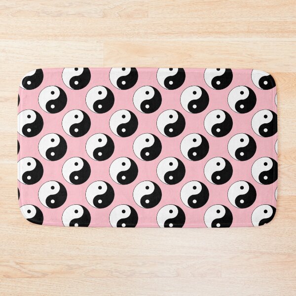 Item preview, Yin And Yang Repeating Pattern (Pink Background) designed and sold by Pendy777.