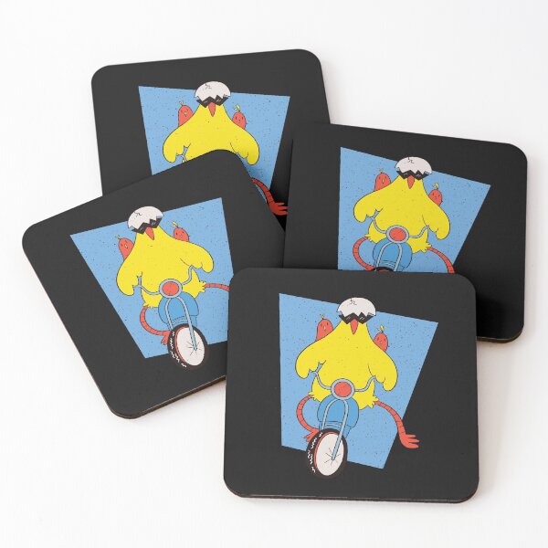 Item preview, Chicken rides a motorcycle moped designed and sold by DerSenat.