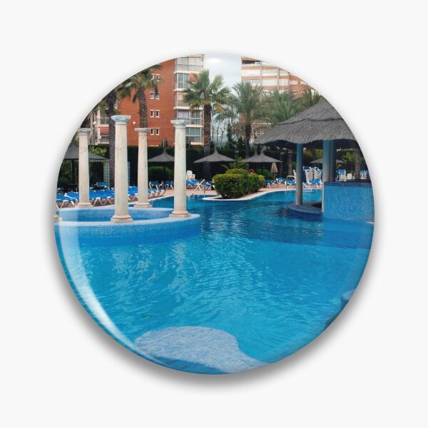 Item preview, Solana Hotel Swimming Pool Benidorm Spain designed and sold by AndyEvansPhotos.