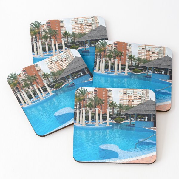 Item preview, Solana Hotel Swimming Pool Benidorm Spain designed and sold by AndyEvansPhotos.