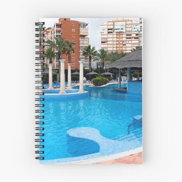 Item preview, Solana Hotel Swimming Pool Benidorm Spain designed and sold by AndyEvansPhotos.