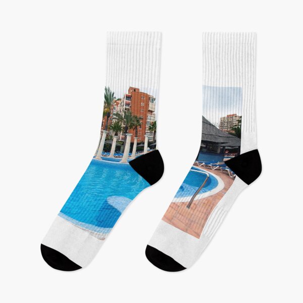 Item preview, Solana Hotel Swimming Pool Benidorm Spain designed and sold by AndyEvansPhotos.