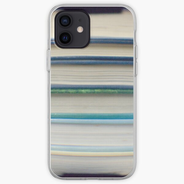 Blue book stripes iPhone Soft Case