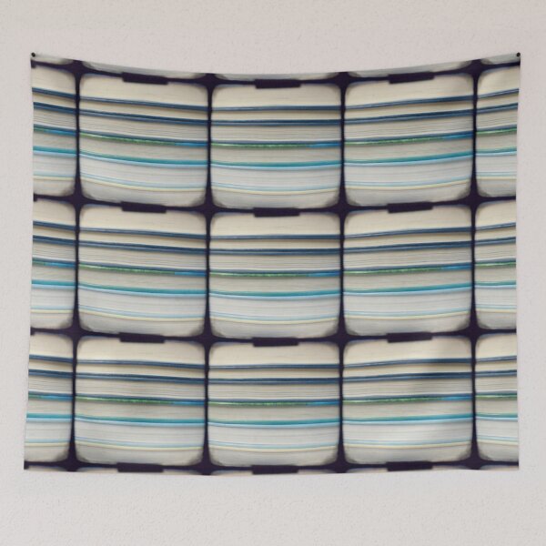 Item preview, Blue book stripes designed and sold by gailgriggs.