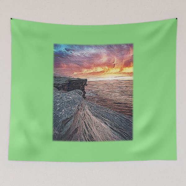 Item preview, cliff beside ocean designed and sold by ahmadshalqeh.