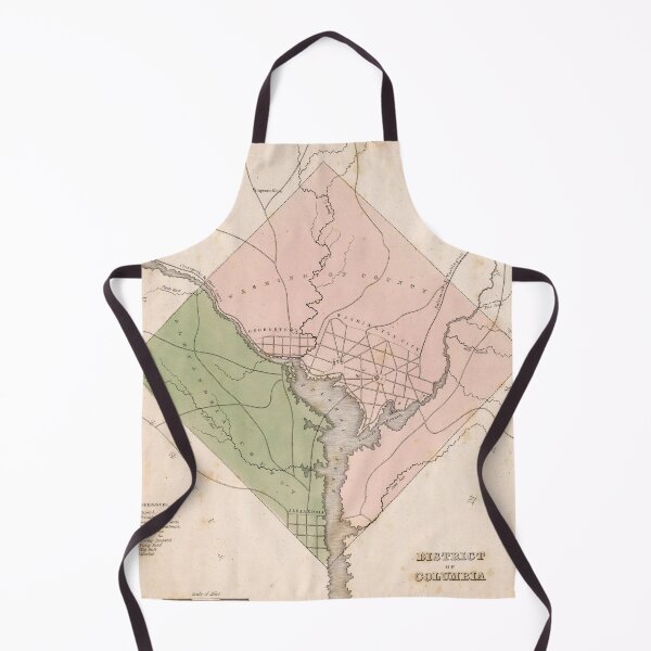 Item preview, Vintage Map of Washington DC (1838) designed and sold by BravuraMedia.