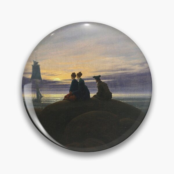Item preview, Caspar David Friedrich - Moonrise Over The Sea designed and sold by artcenter.