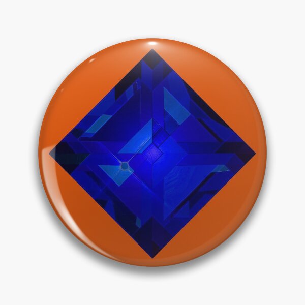 Item preview, Blue Square Shape Gemstone designed and sold by TopPopClothing.