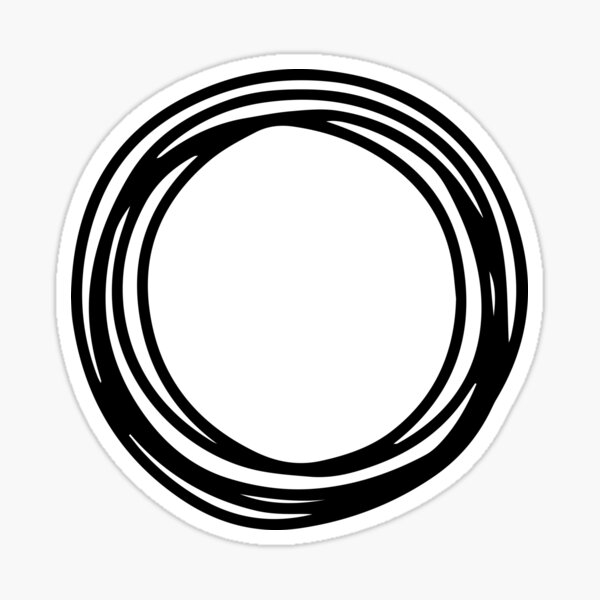Nichts als Diebe kreisen Logo Sticker