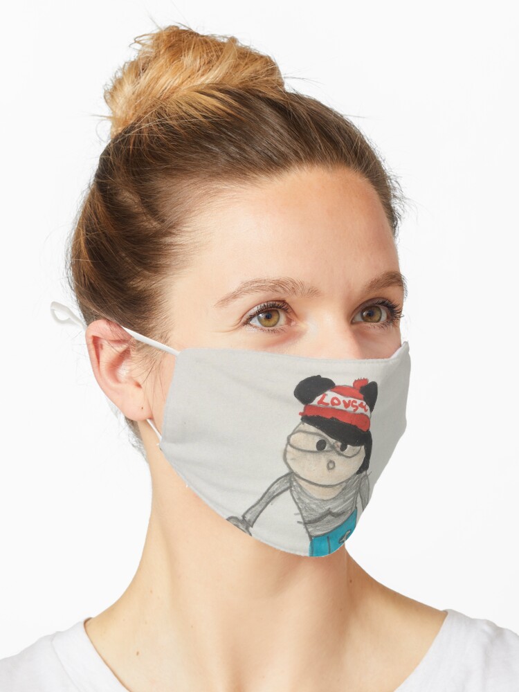 Roblox Girl With Mickey Ears Mask By Anabellalodi Redbubble - roblox mickey mouse ears