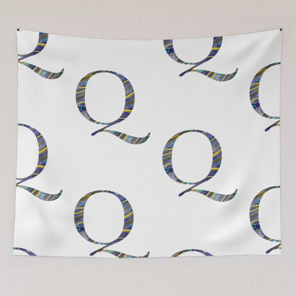 Item preview, ‘Q’ Monogram Initial Lettering designed and sold by misterletterman.