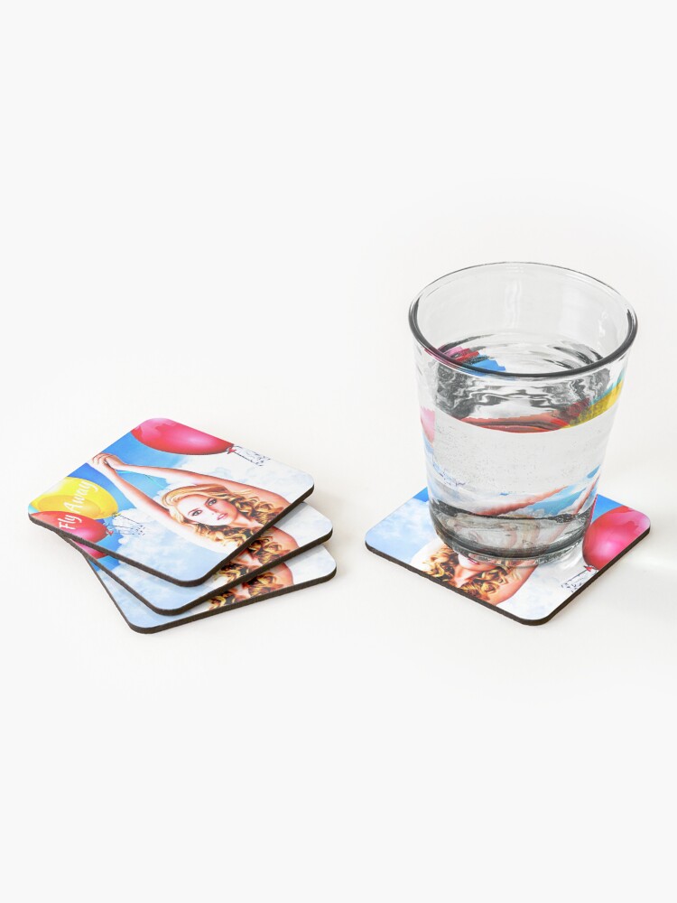 Alternate view of Fly Away Coasters (Set of 4)