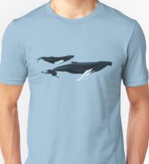 Humpback Whales - Nile and Teacup Slim Fit T-Shirt