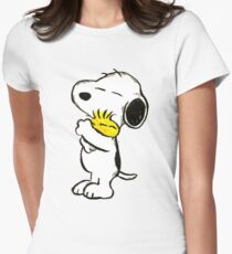 Snoopy and Woodstock Women's Fitted T-Shirt