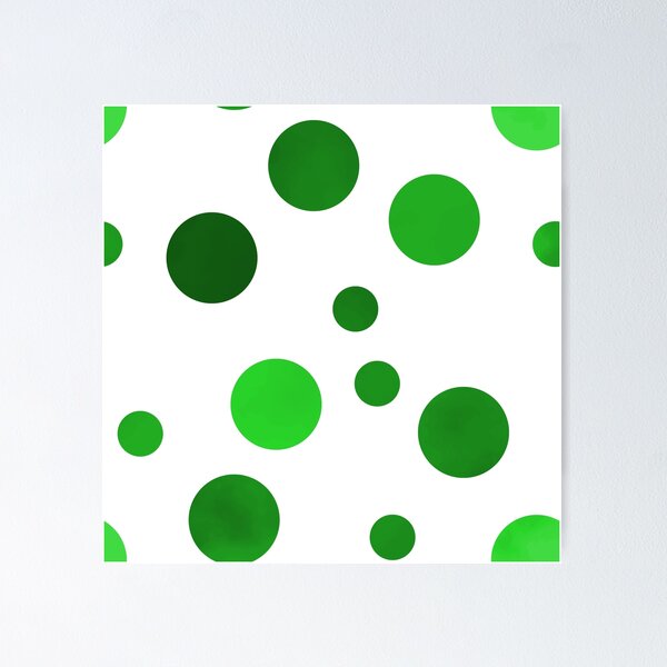 Item preview, Green Polka Dots designed and sold by miijojo1994.
