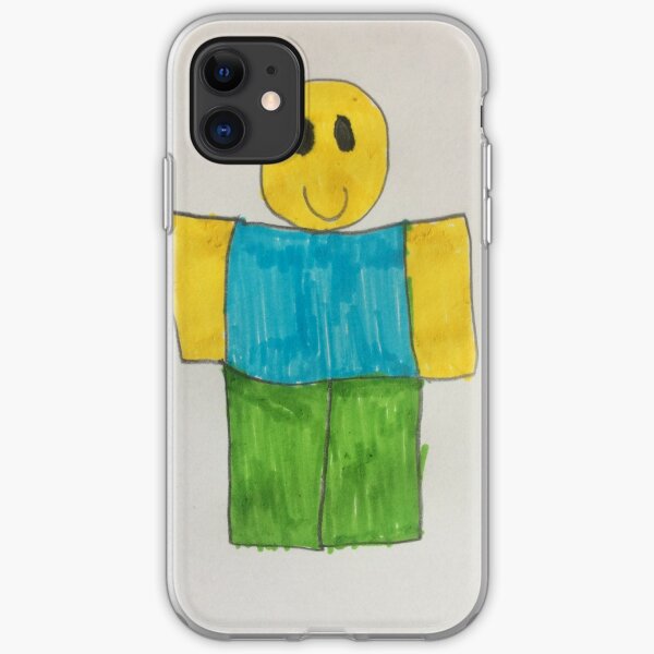 Happy Roblox Noob Iphone Case Cover By Inoobe Redbubble - roblox crying noob