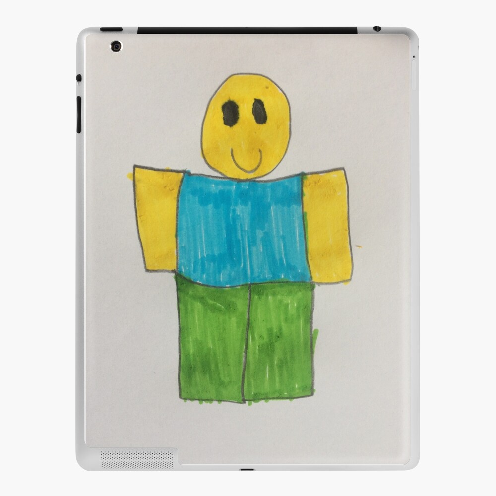 Roblox Noob Ipad Case Skin By Anabellalodi Redbubble - how to get the noob skin in roblox on ipad roblox free